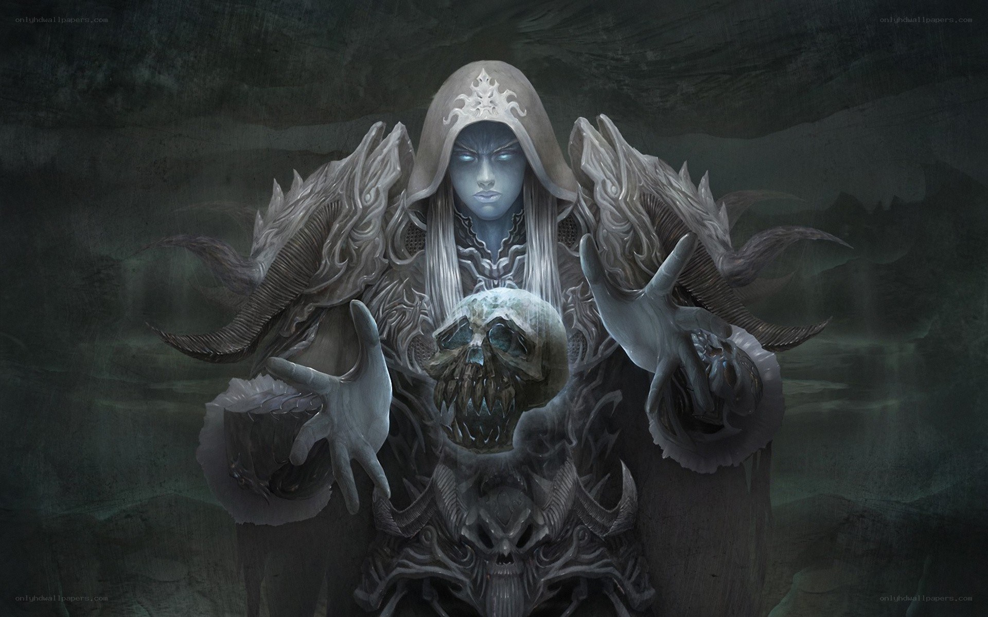dark fantasy necromancer