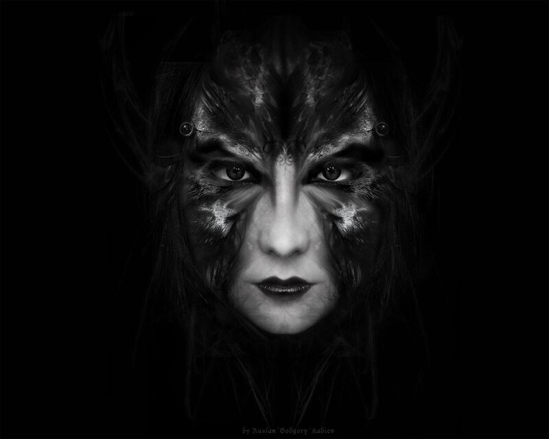 dark fantasy portrait