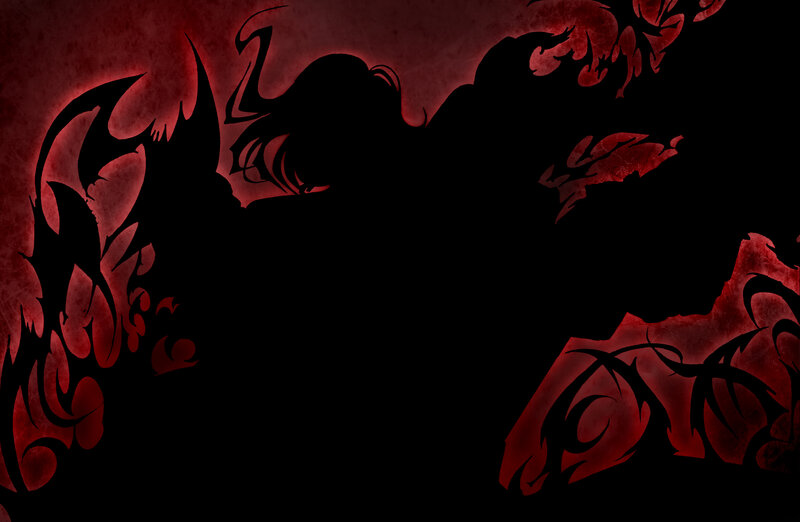 dark fantasy silhouette