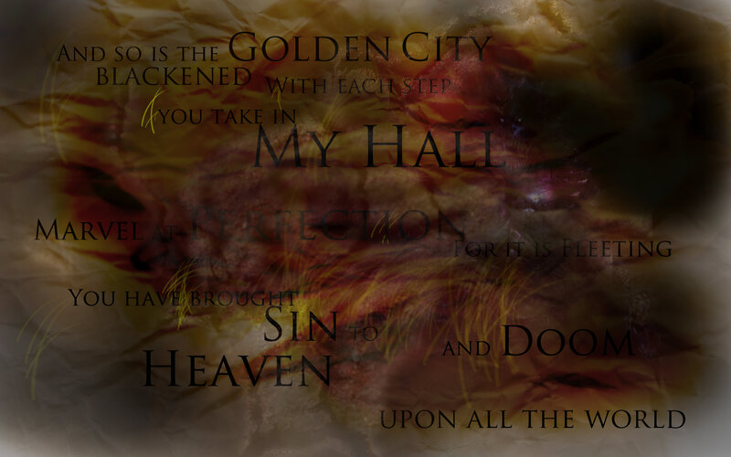 Dark fantasy text art