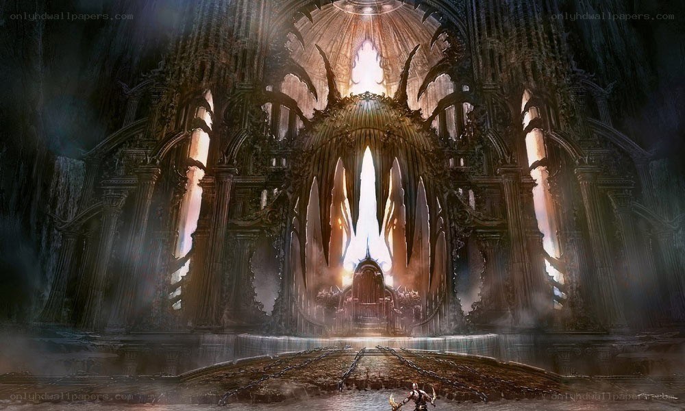 dark fantasy throne room