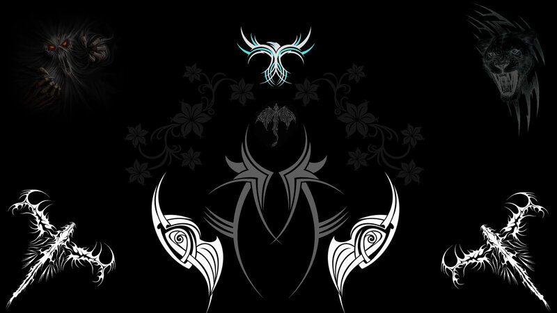 Dark Fantasy Tribal Art
