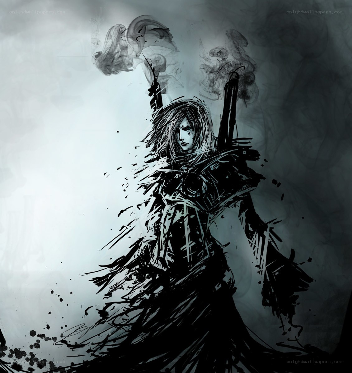 dark fantasy warrior