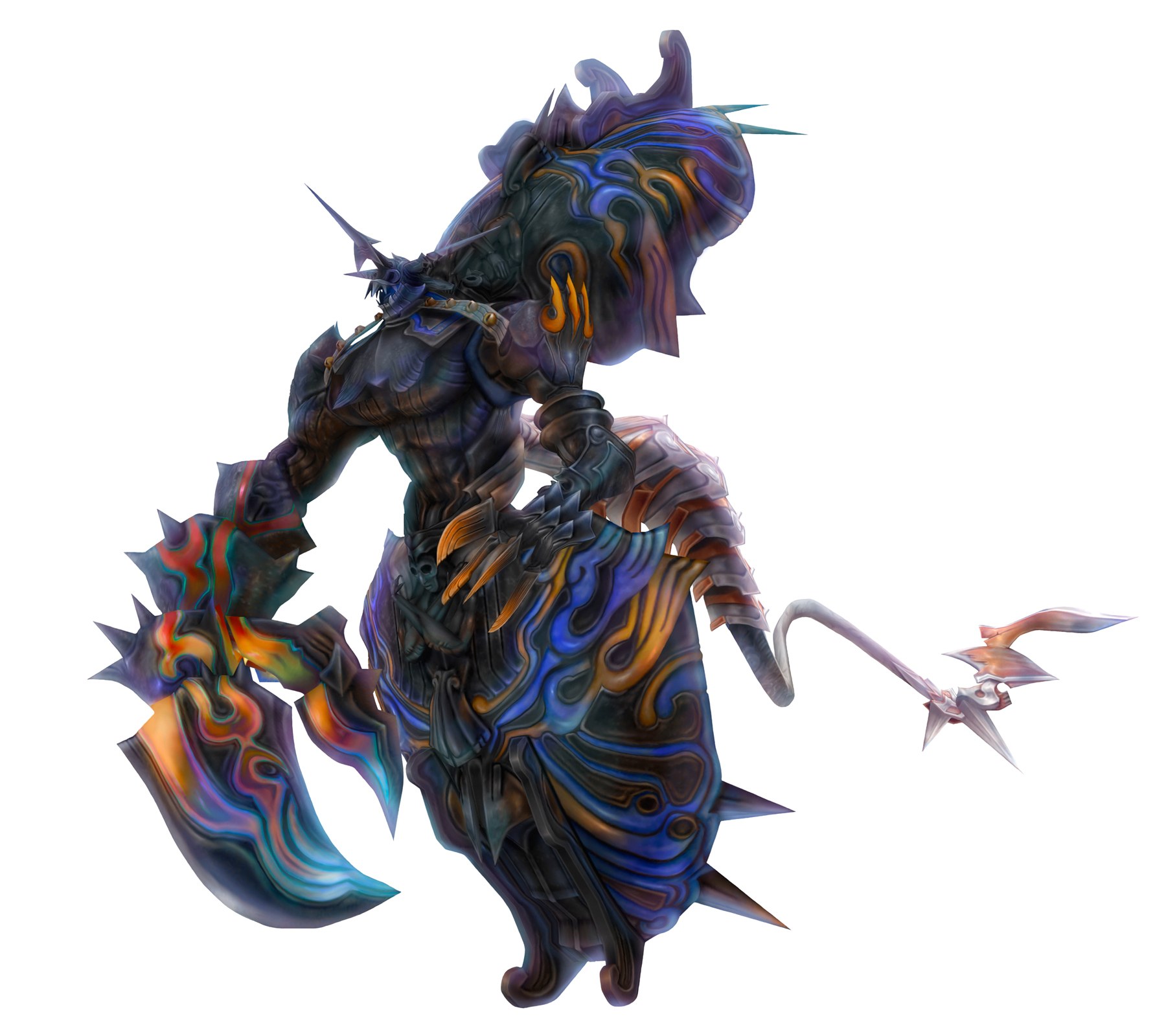 dark fantasy warrior character