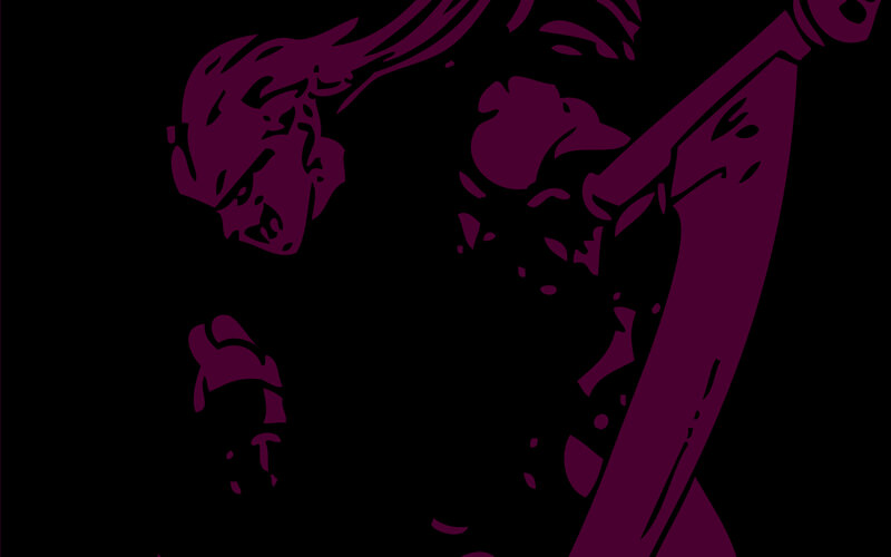 dark fantasy warrior illustration