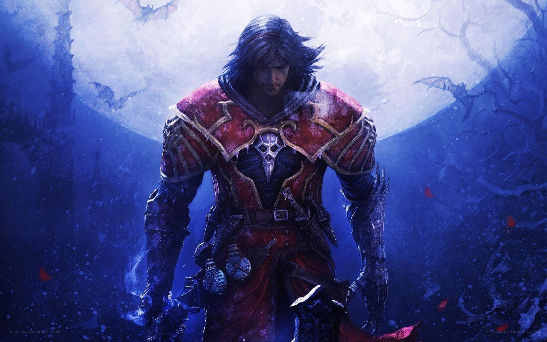 dark fantasy warrior in red armor