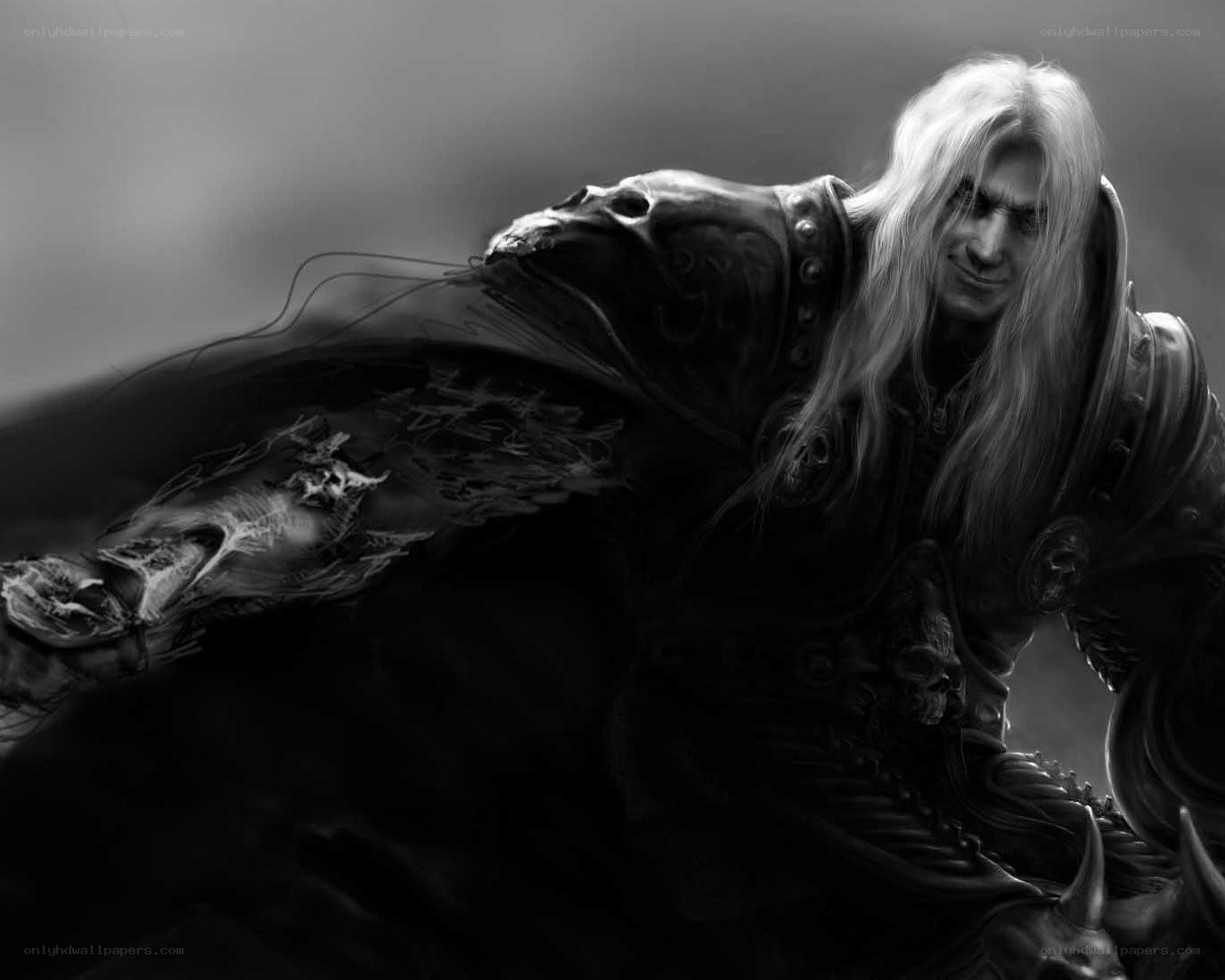 dark fantasy warrior portrait