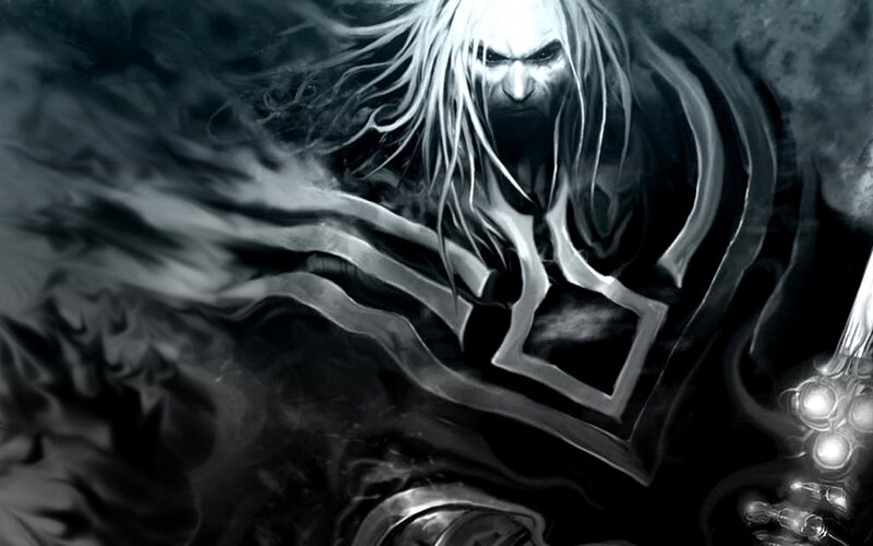 dark fantasy warrior portrait