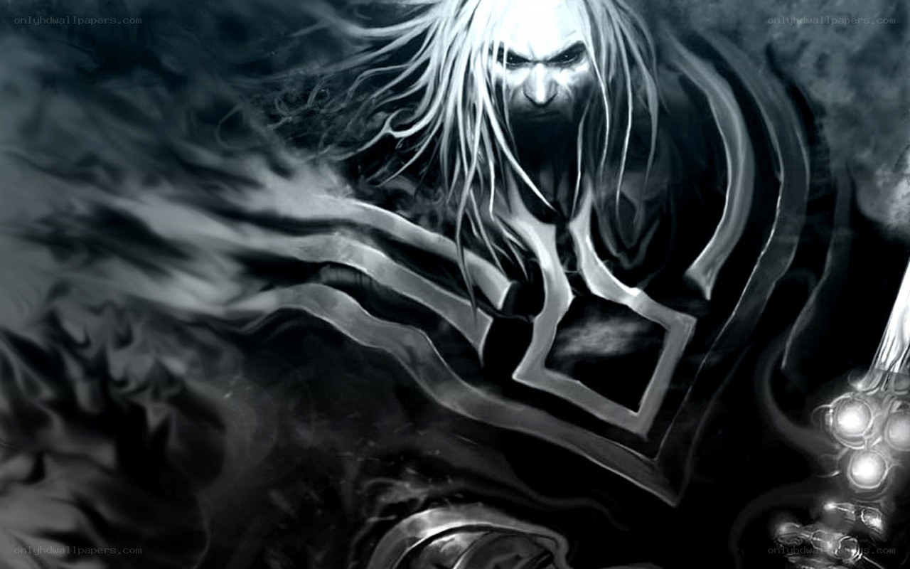 dark fantasy warrior portrait