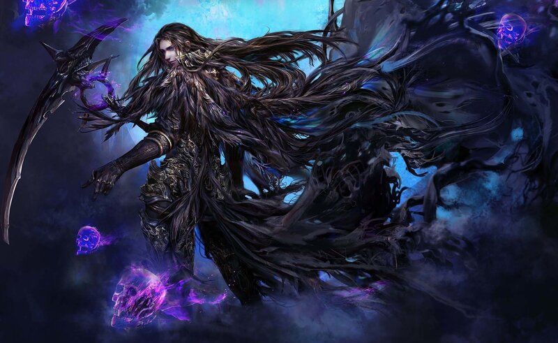 Dark Fantasy Warrior — Purple, Dramatic