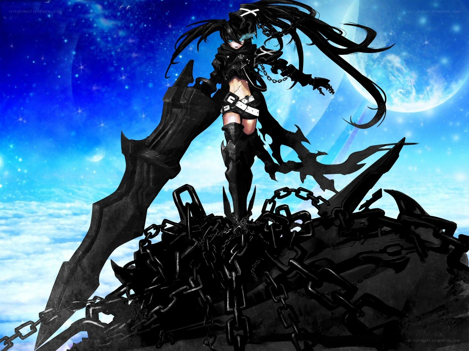 dark fantasy warrior with chains