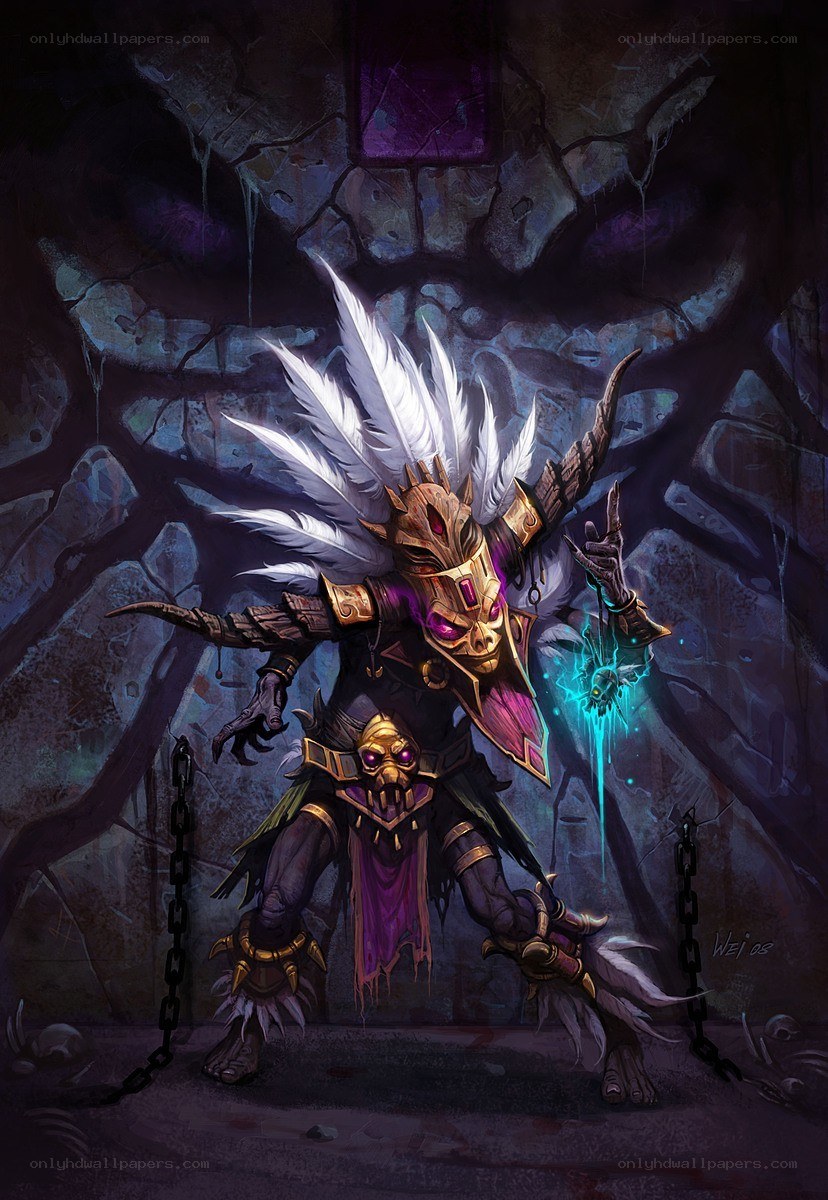 dark fantasy warrior with feathered helmet