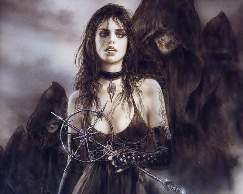 dark fantasy warrior woman