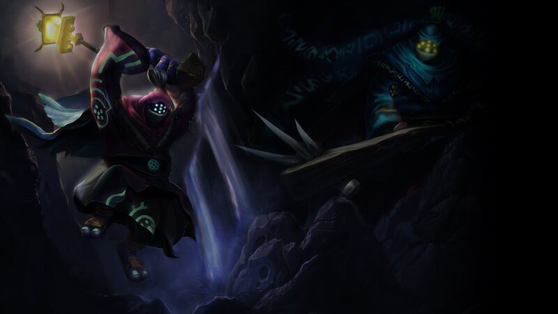 dark fantasy warriors in cave
