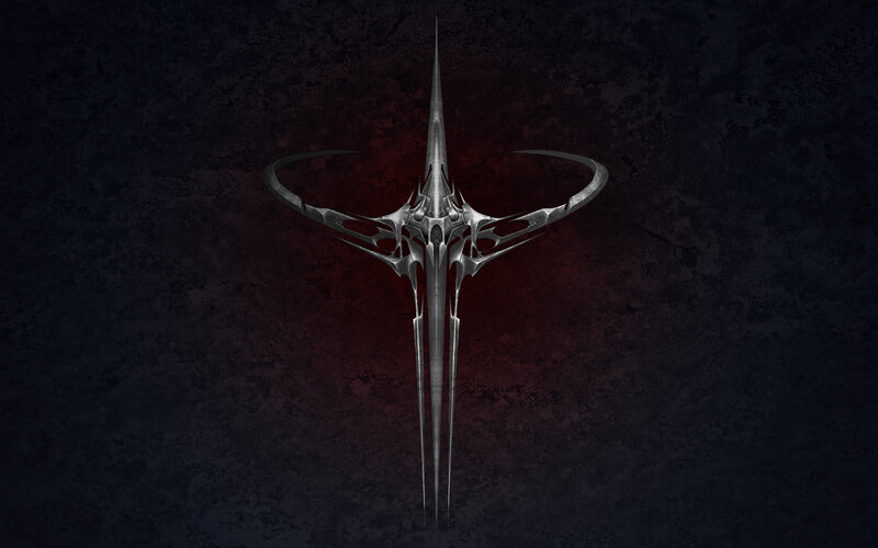 dark fantasy weapon design