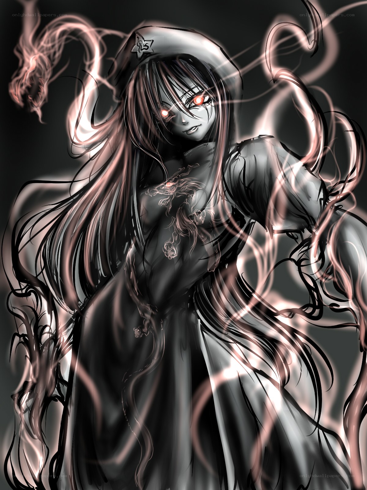 dark fantasy witch character
