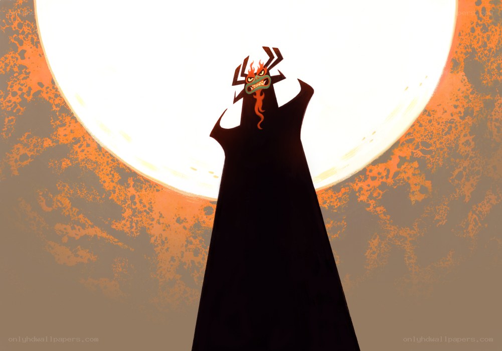 dark figure against a full moon