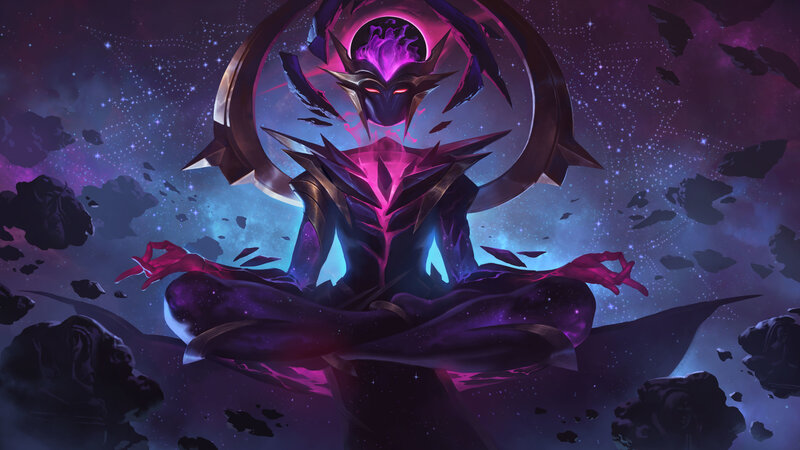 Dark Figure in Meditation