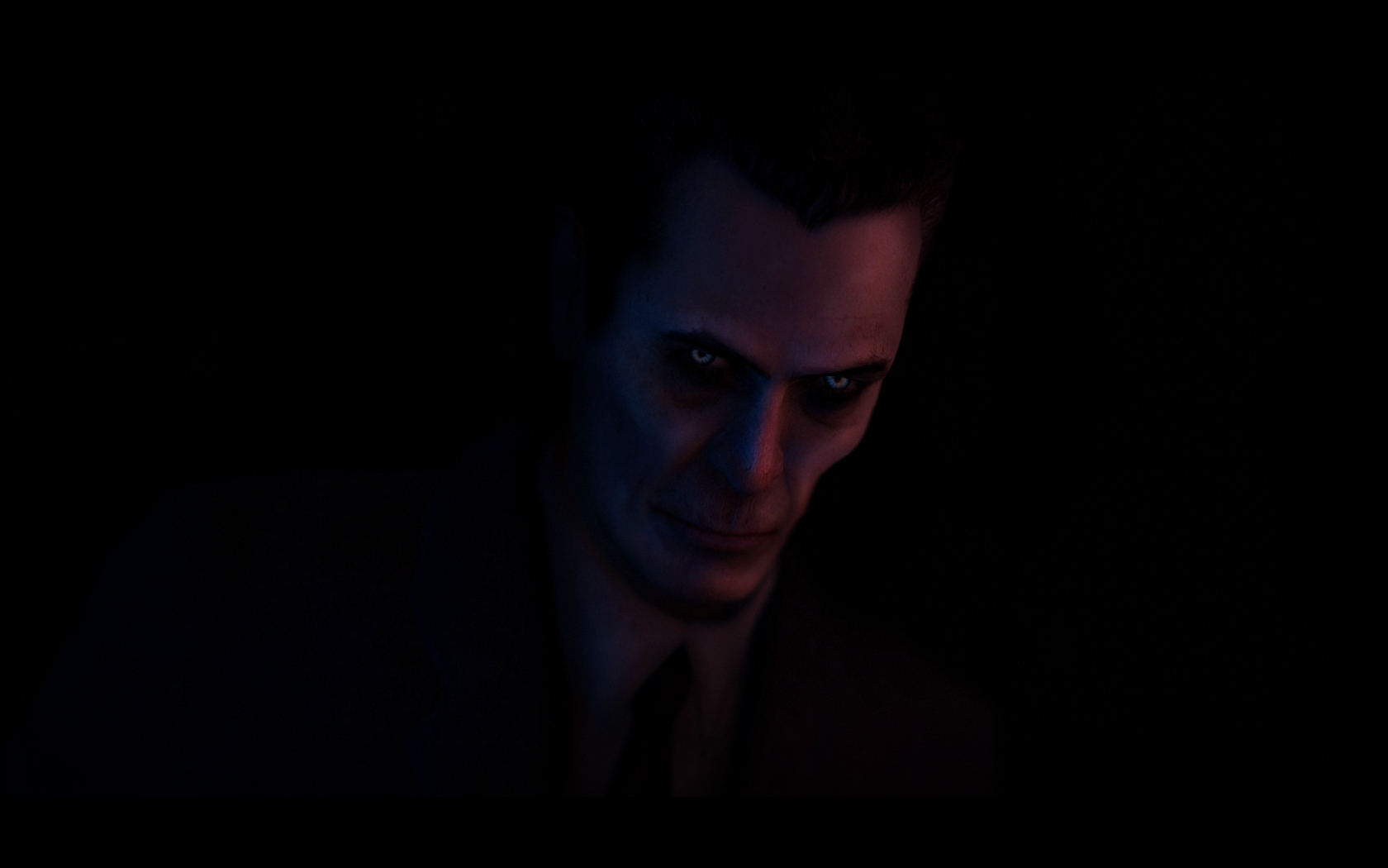 dark figure in shadow