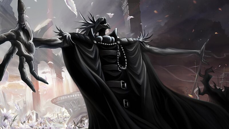 Dark Figure with Black Cloak