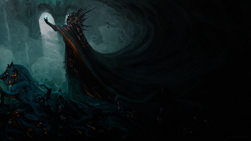 Dark Figure with Cloak