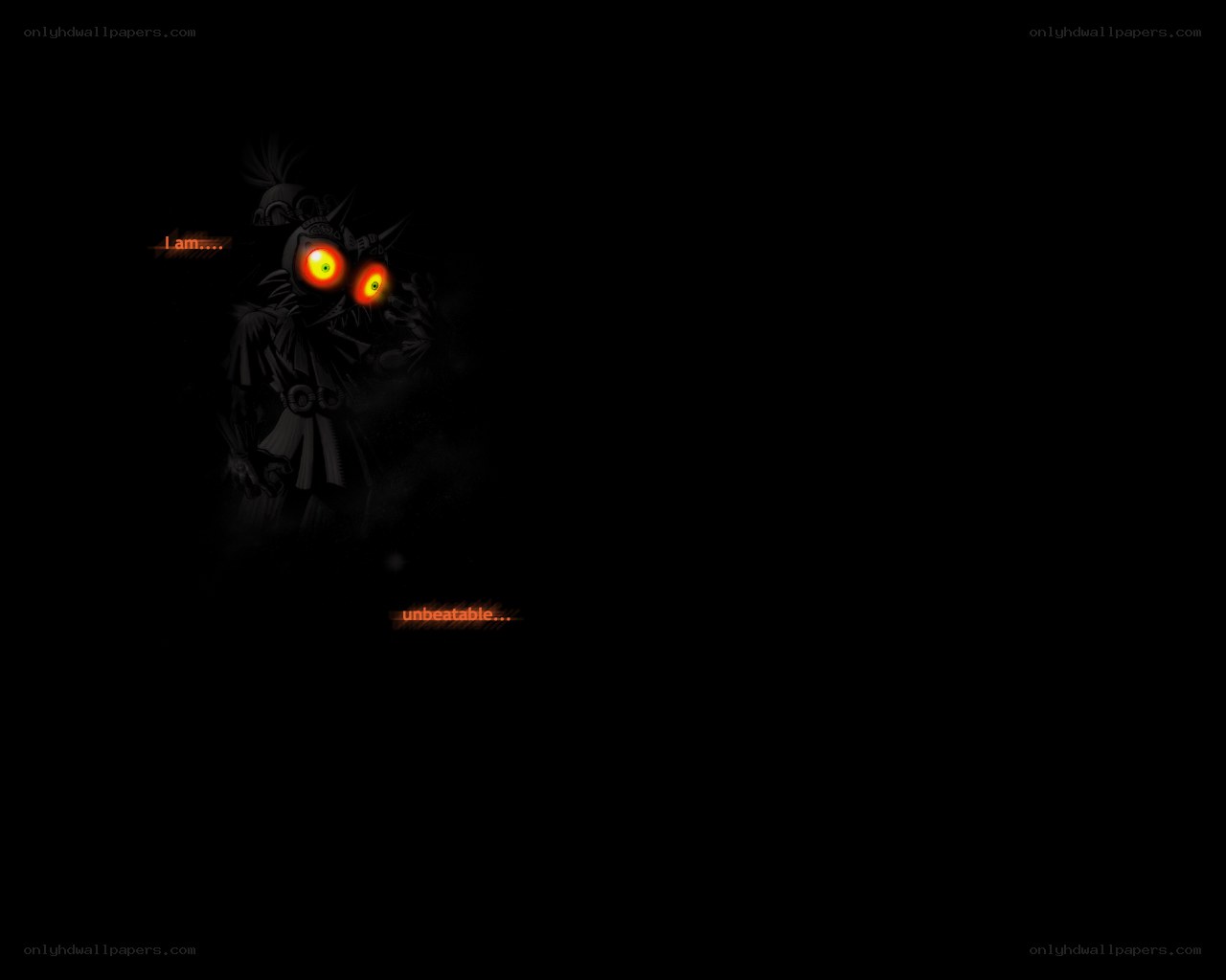 dark figure with glowing eyes