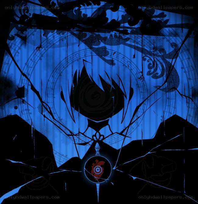 dark figure with glowing heart