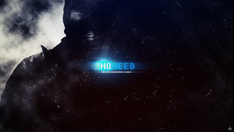dark figure with glowing text