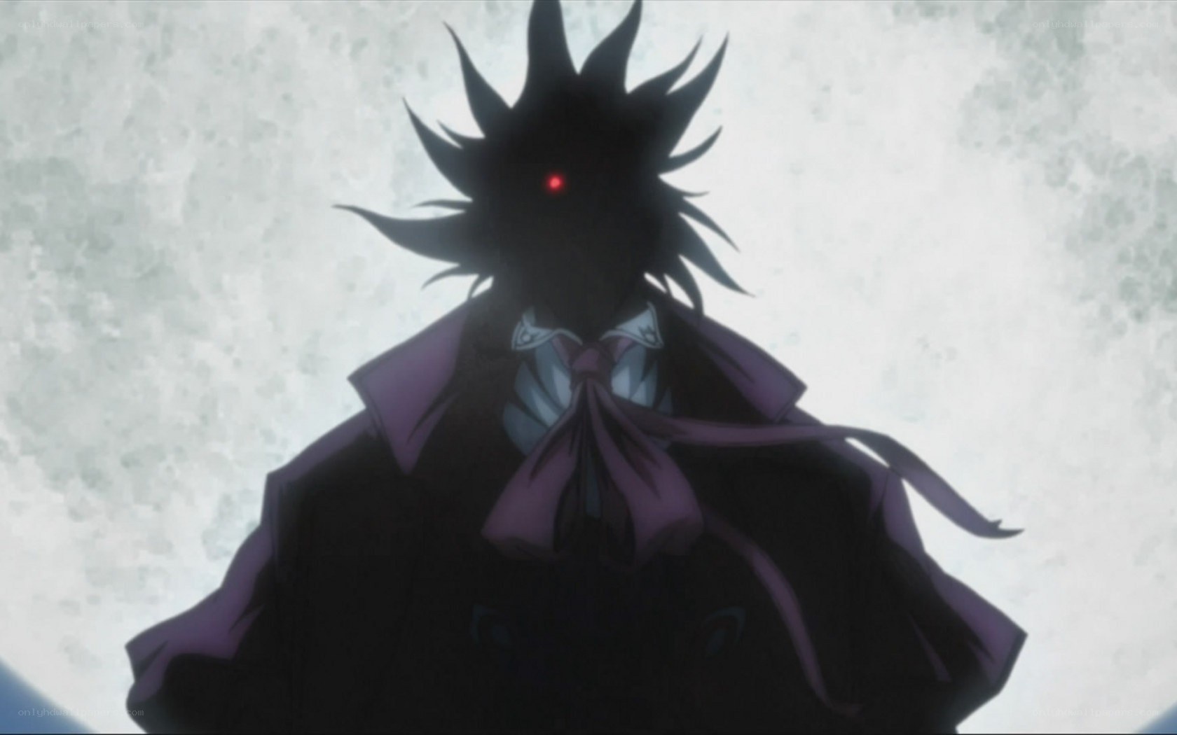 dark figure with red eye