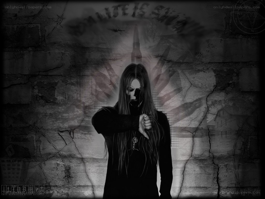dark figure with thumbs down