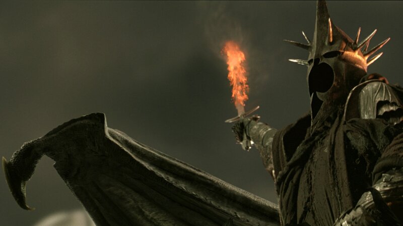Dark Figure with Torch