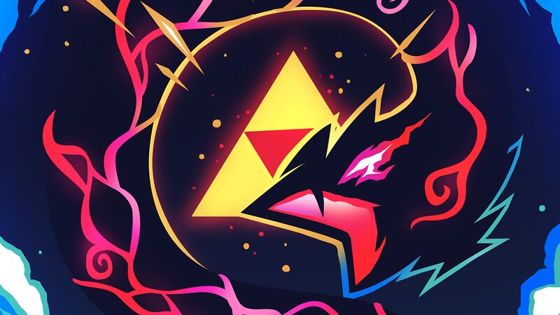 Dark Figure with Triforce