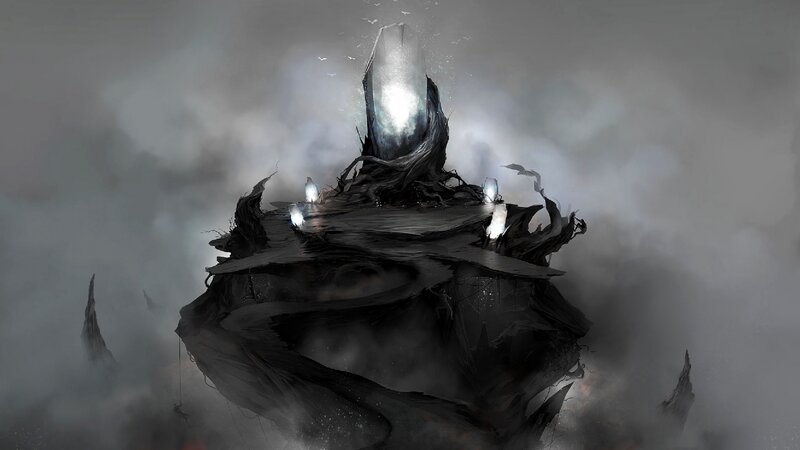 Dark Floating Island