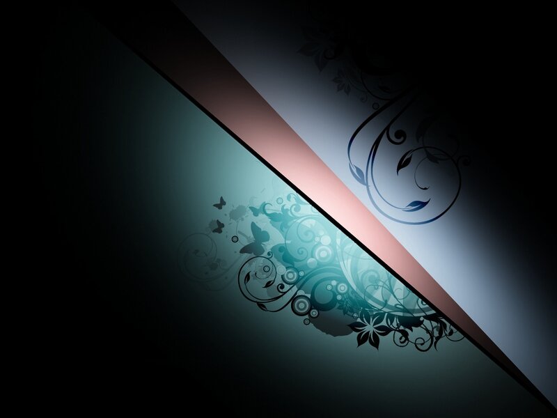 dark floral abstract background