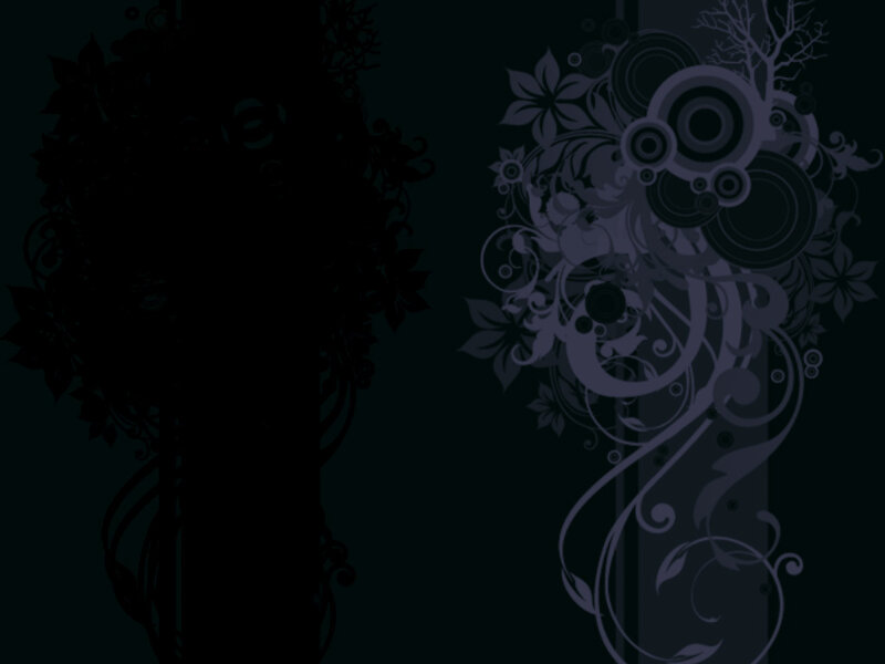 dark floral abstract background