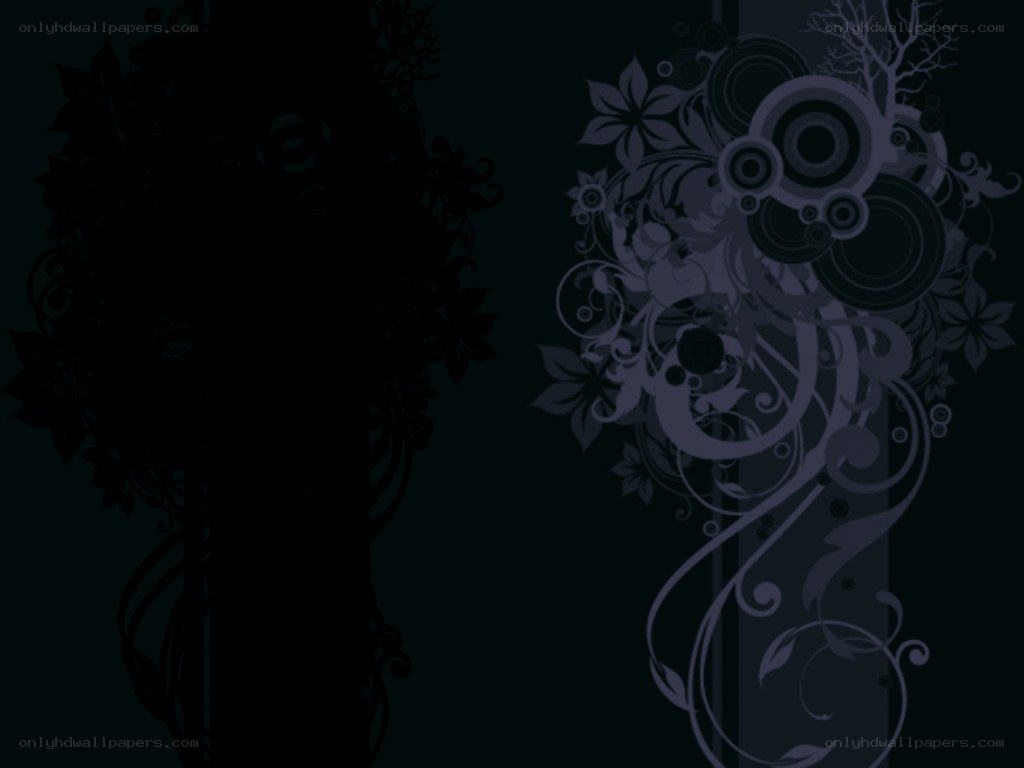 dark floral abstract background