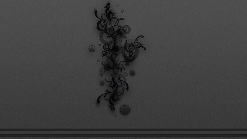 dark floral abstract design