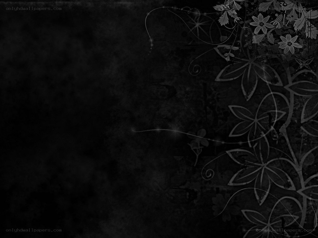 dark floral background design