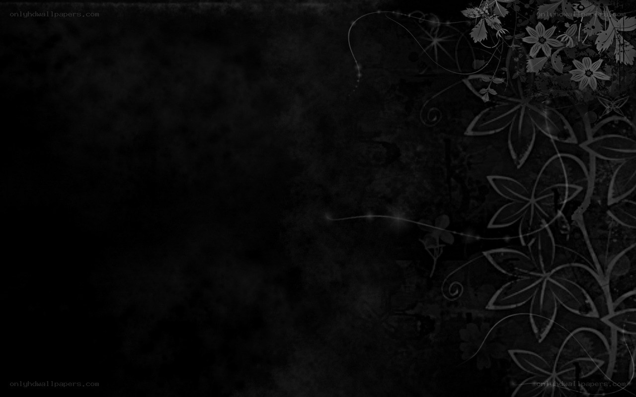 dark floral background design