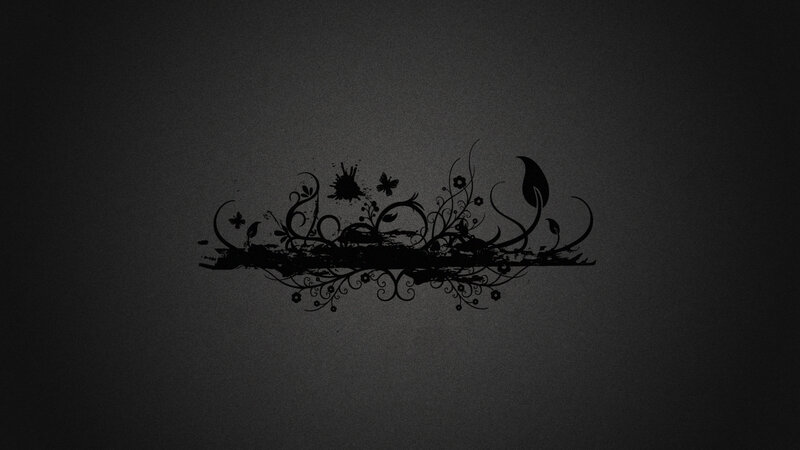 dark floral design wallpaper