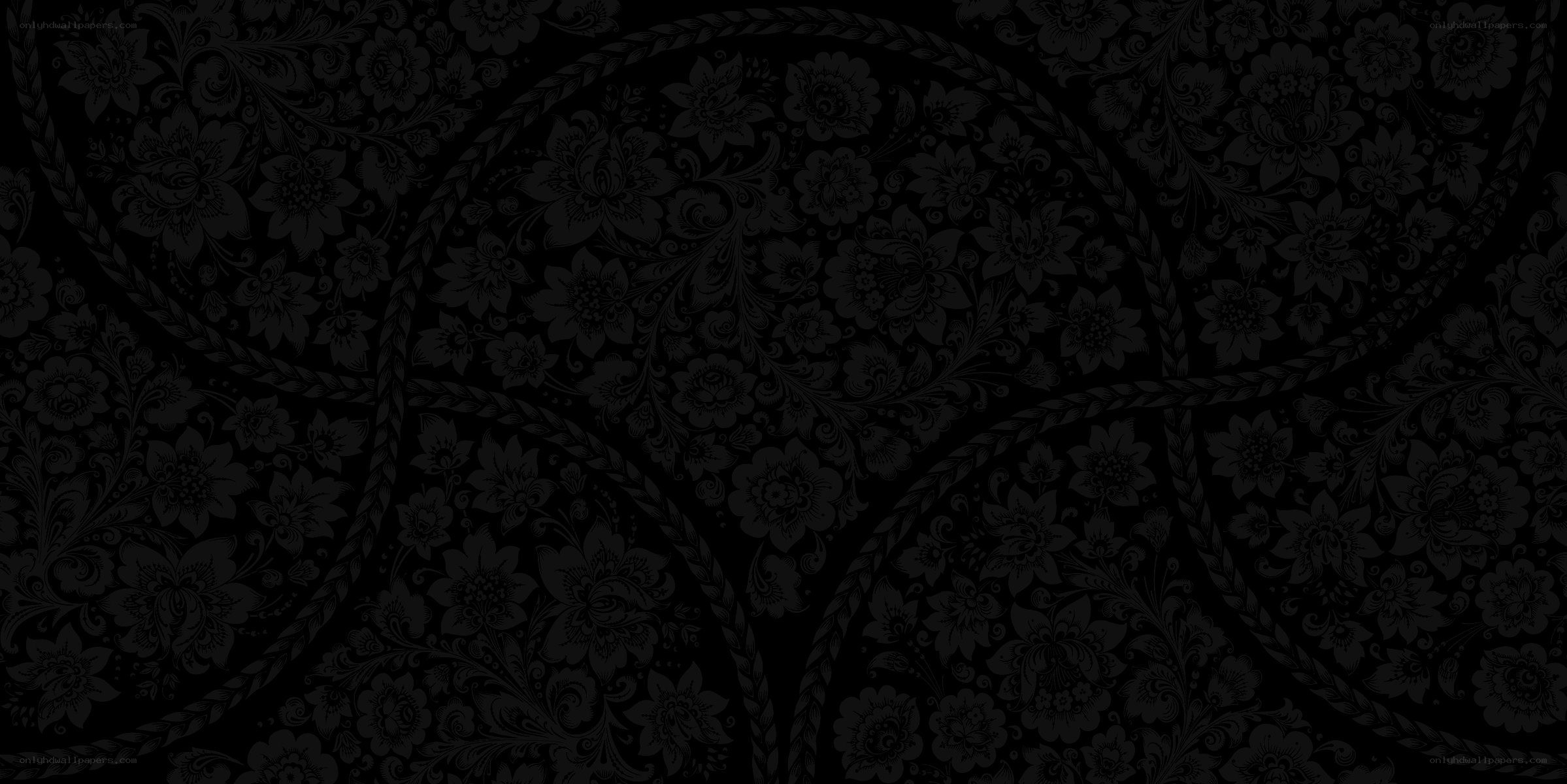 dark floral pattern background