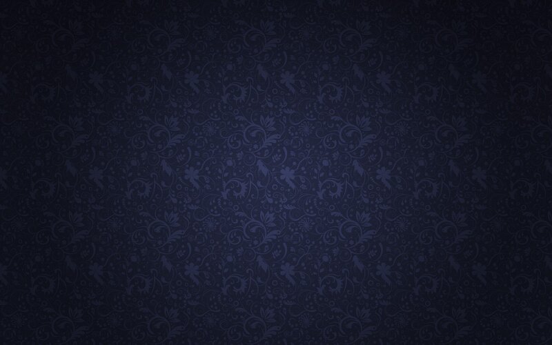 Dark Floral Pattern — Black, Abstract, Flowers