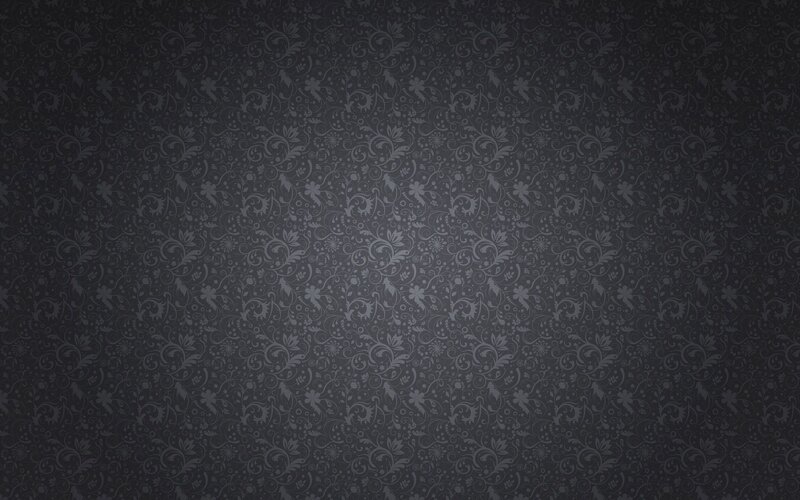 Dark Floral Pattern — Black, Neutral