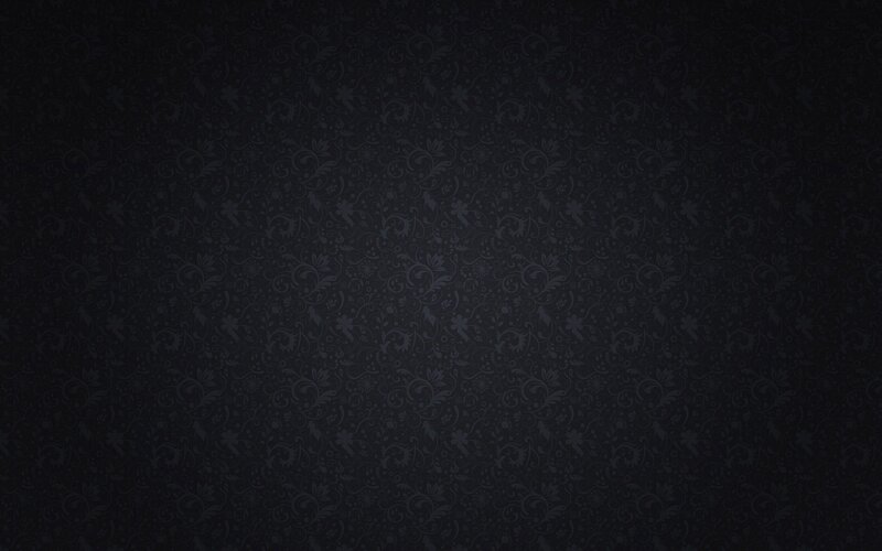 Dark Floral Pattern — Black