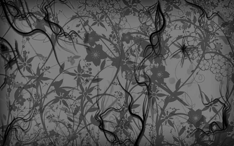 dark floral pattern wallpaper