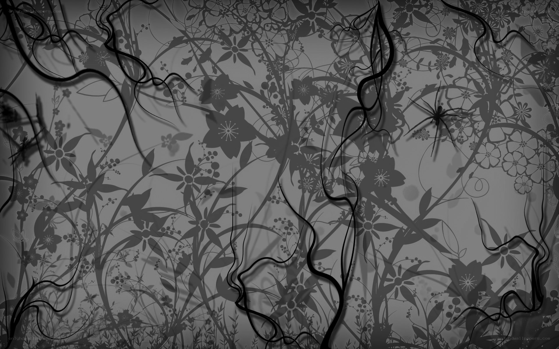 dark floral pattern wallpaper