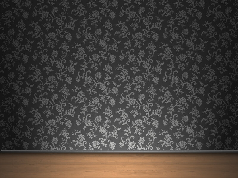 dark floral wallpaper background
