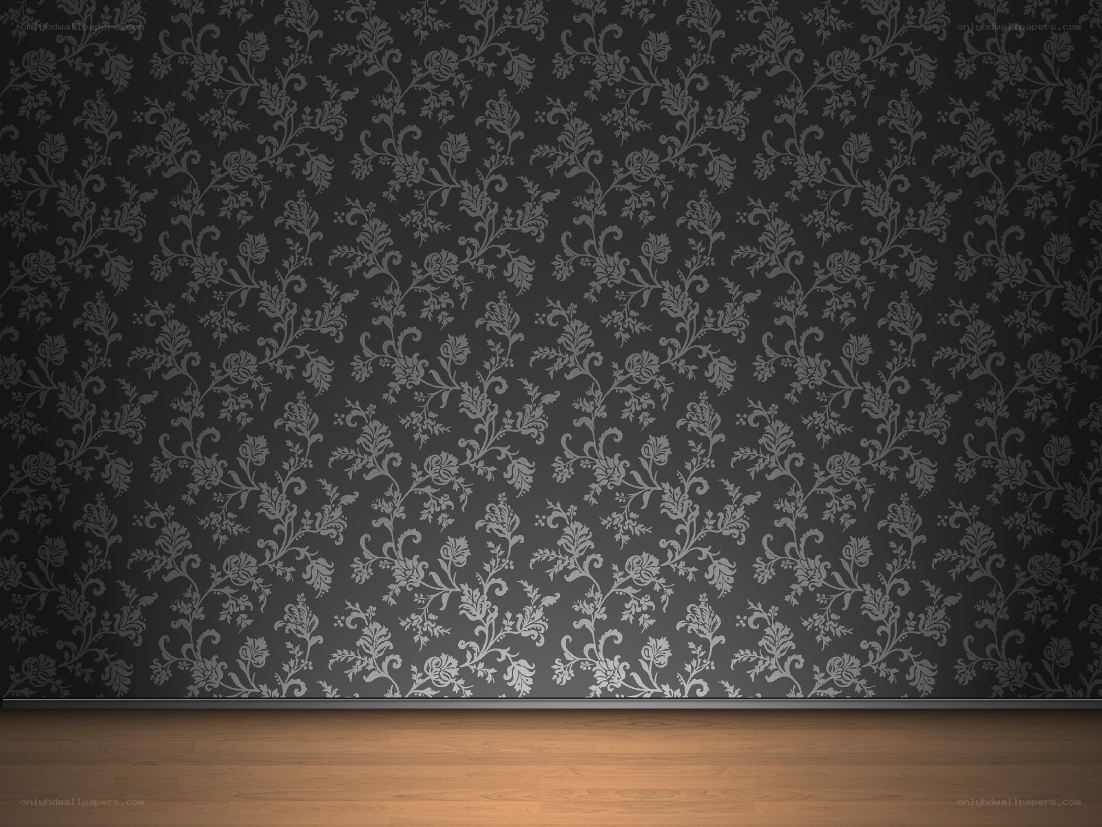 dark floral wallpaper background