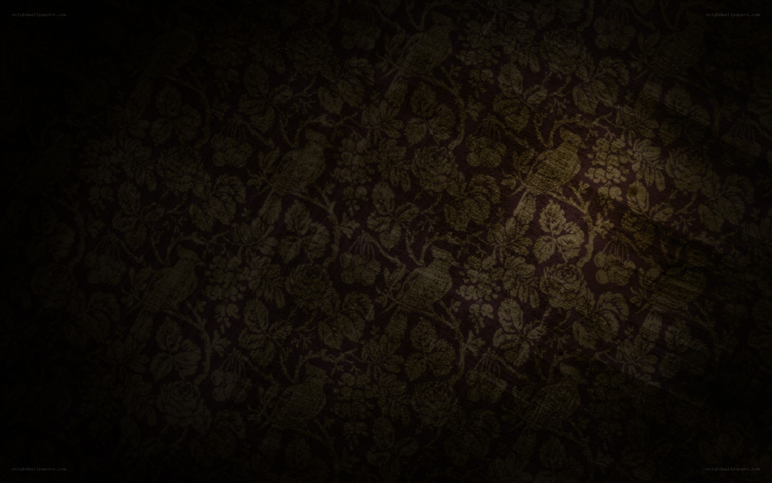 dark floral wallpaper pattern