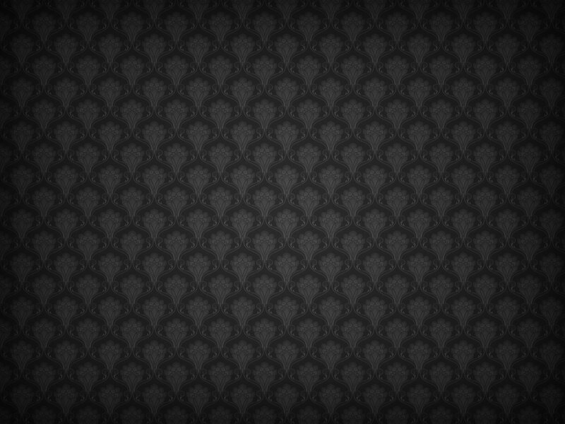 Dark Floral Wallpaper Pattern — Black